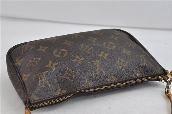 Authentic Louis Vuitton Monogram Pochette Accessoires Pouch M51980 LV 9991C