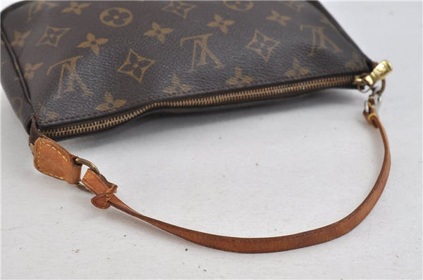 Authentic Louis Vuitton Monogram Pochette Accessoires Pouch M51980 LV 9991C