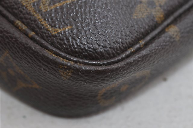 Authentic Louis Vuitton Monogram Pochette Accessoires Pouch M51980 LV 9991C