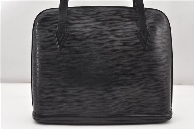 Authentic Louis Vuitton Epi Lussac Shoulder Tote Bag Black M52282 LV 9991F