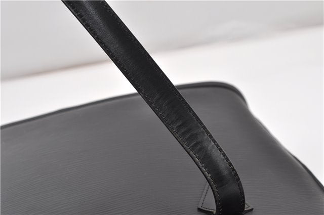 Authentic Louis Vuitton Epi Lussac Shoulder Tote Bag Black M52282 LV 9991F