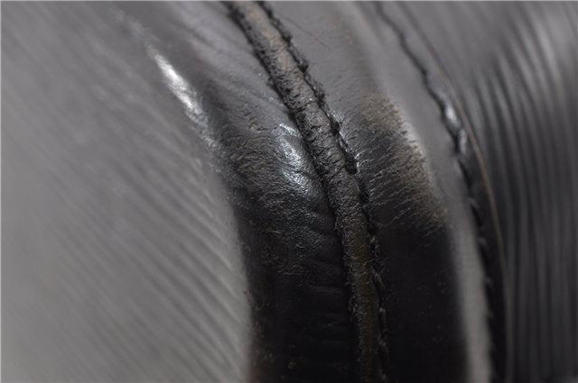 Authentic Louis Vuitton Epi Lussac Shoulder Tote Bag Black M52282 LV 9991F