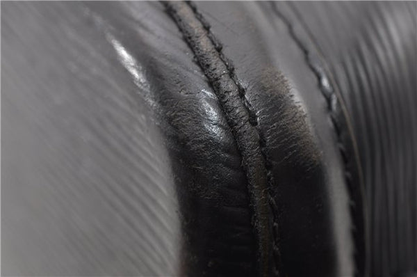 Authentic Louis Vuitton Epi Lussac Shoulder Tote Bag Black M52282 LV 9991F