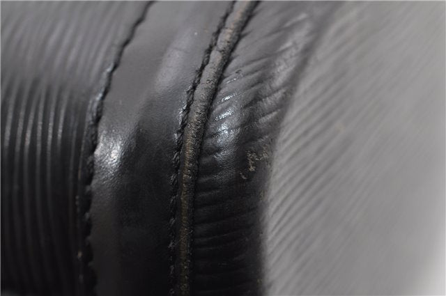 Authentic Louis Vuitton Epi Lussac Shoulder Tote Bag Black M52282 LV 9991F