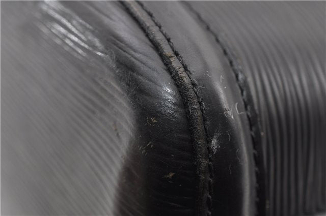 Authentic Louis Vuitton Epi Lussac Shoulder Tote Bag Black M52282 LV 9991F