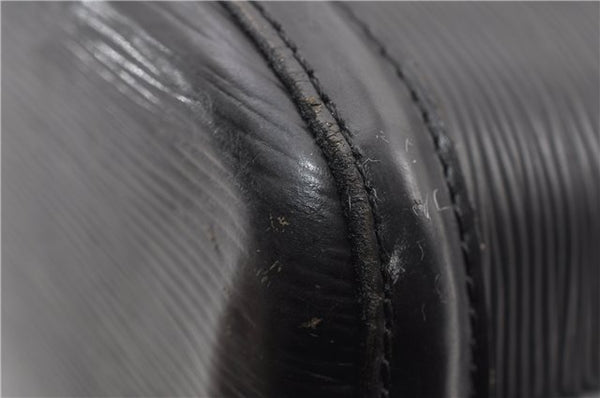 Authentic Louis Vuitton Epi Lussac Shoulder Tote Bag Black M52282 LV 9991F