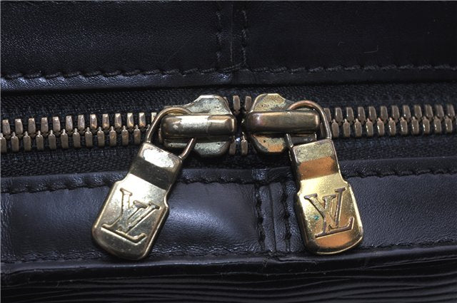 Authentic Louis Vuitton Epi Lussac Shoulder Tote Bag Black M52282 LV 9991F