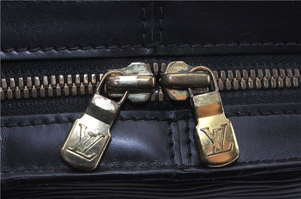 Authentic Louis Vuitton Epi Lussac Shoulder Tote Bag Black M52282 LV 9991F