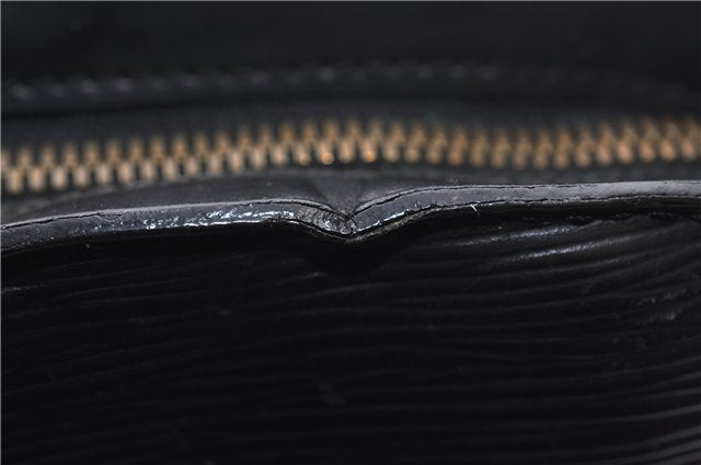 Authentic Louis Vuitton Epi Lussac Shoulder Tote Bag Black M52282 LV 9991F