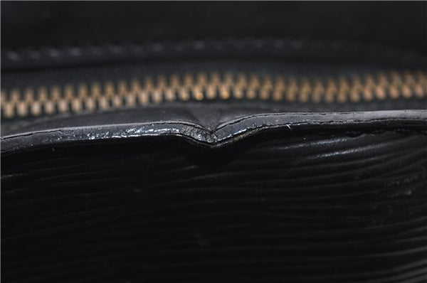 Authentic Louis Vuitton Epi Lussac Shoulder Tote Bag Black M52282 LV 9991F