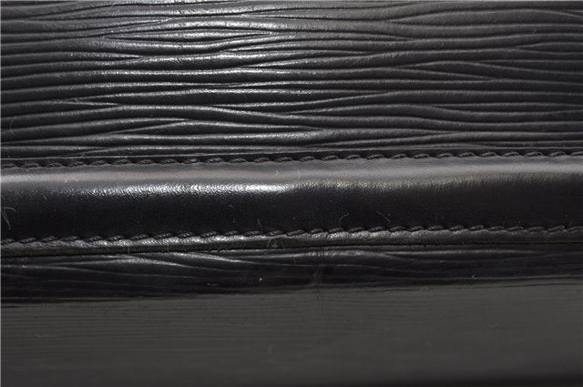 Authentic Louis Vuitton Epi Lussac Shoulder Tote Bag Black M52282 LV 9991F