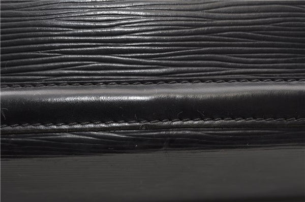 Authentic Louis Vuitton Epi Lussac Shoulder Tote Bag Black M52282 LV 9991F