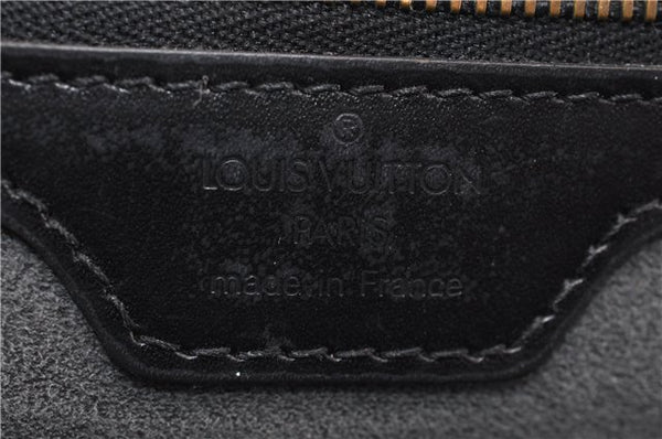 Authentic Louis Vuitton Epi Lussac Shoulder Tote Bag Black M52282 LV 9991F