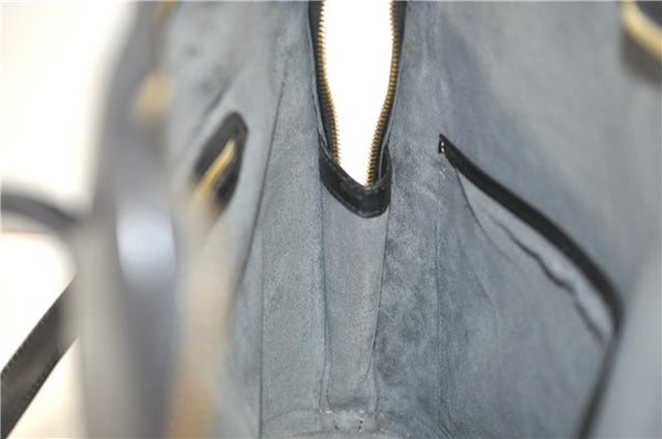 Authentic Louis Vuitton Epi Lussac Shoulder Tote Bag Black M52282 LV 9991F