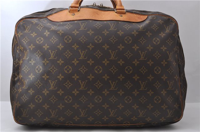 Authentic Louis Vuitton Monogram Alize 24 Heures Boston Bag M41399 LV 9992C