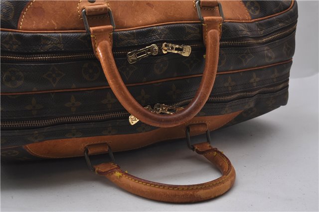 Authentic Louis Vuitton Monogram Alize 24 Heures Boston Bag M41399 LV 9992C