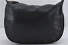 Authentic FENDI Vintage Shoulder Bag Purse Leather Black 9992D