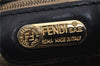 Authentic FENDI Vintage Shoulder Bag Purse Leather Black 9992D