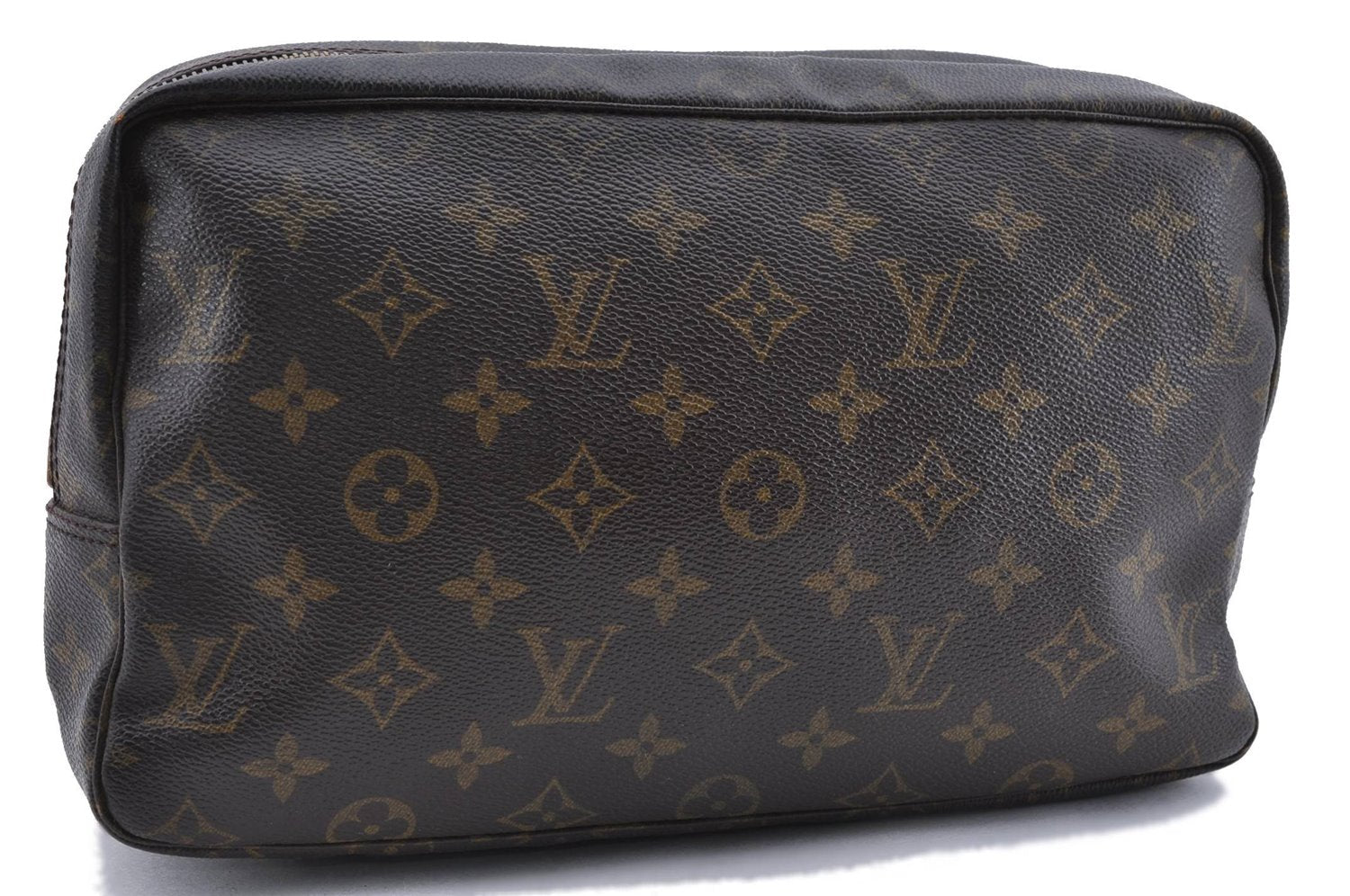 Auth Louis Vuitton Monogram Trousse Toilette 28 Clutch Bag M47522 LV Junk 9993C