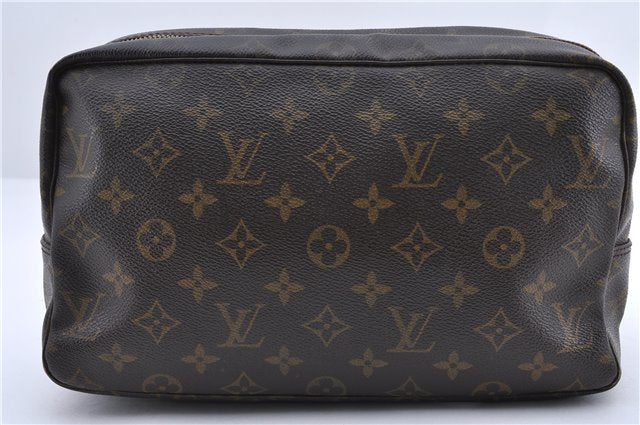 Auth Louis Vuitton Monogram Trousse Toilette 28 Clutch Bag M47522 LV Junk 9993C