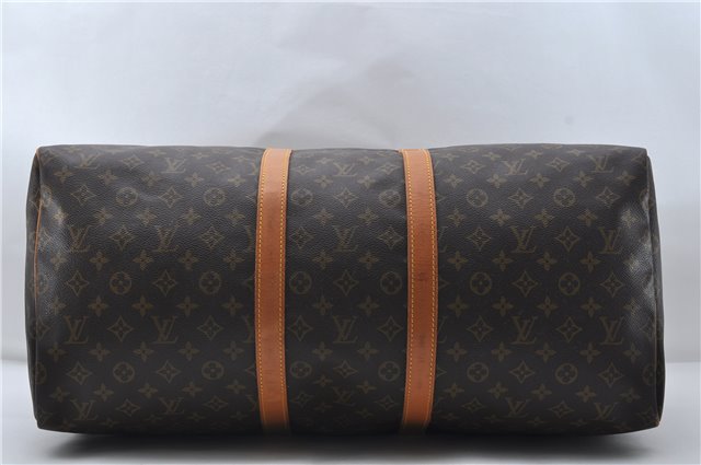 Authentic Louis Vuitton Monogram Keepall 55 Travel Boston Bag M41424 LV 9993D