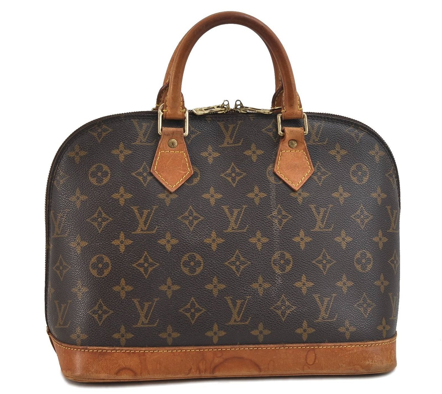 Authentic Louis Vuitton Monogram Alma Hand Bag M51130 LV 9994C