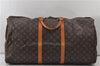 Auth Louis Vuitton Monogram Keepall Bandouliere 60 Boston Bag M41412 LV 9994D