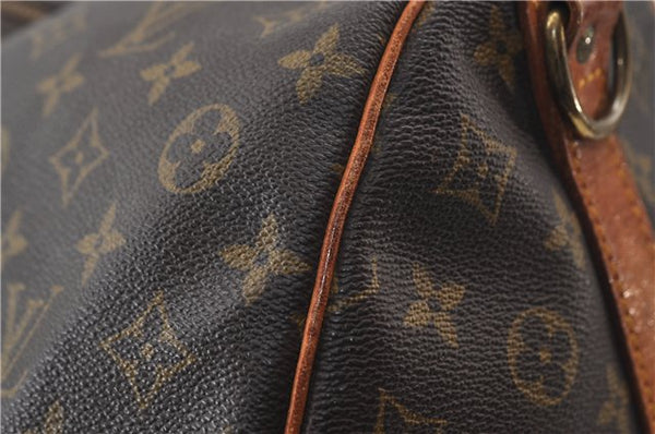 Auth Louis Vuitton Monogram Keepall Bandouliere 60 Boston Bag M41412 LV 9994D