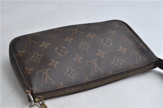 Authentic Louis Vuitton Monogram Pochette Accessoires Pouch M51980 LV 9996C