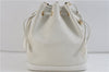 Authentic GUCCI Shoulder Cross Body Bag Purse Leather White 9999C