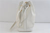 Authentic GUCCI Shoulder Cross Body Bag Purse Leather White 9999C