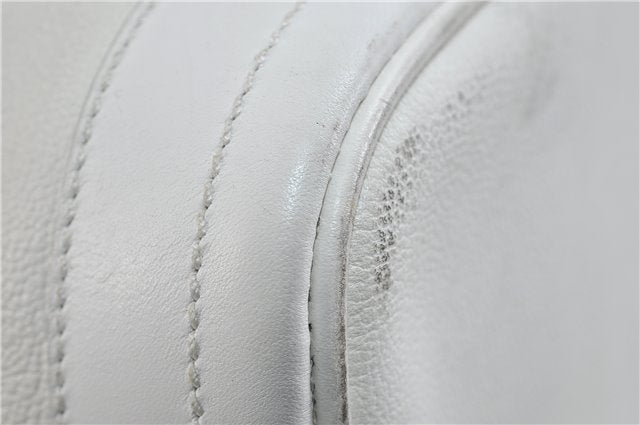 Authentic GUCCI Shoulder Cross Body Bag Purse Leather White 9999C