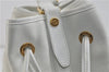 Authentic GUCCI Shoulder Cross Body Bag Purse Leather White 9999C