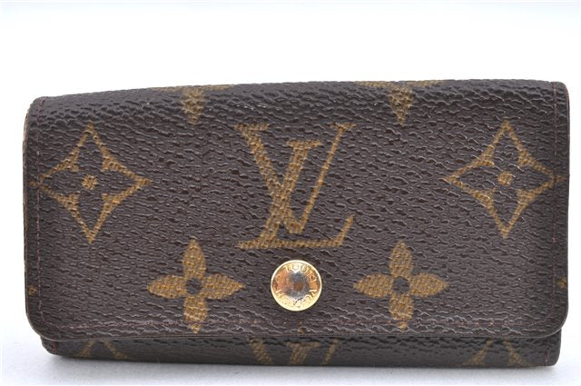 Authentic Louis Vuitton Monogram Multicles 4 Four Hooks Key Case M62631 LV A4524