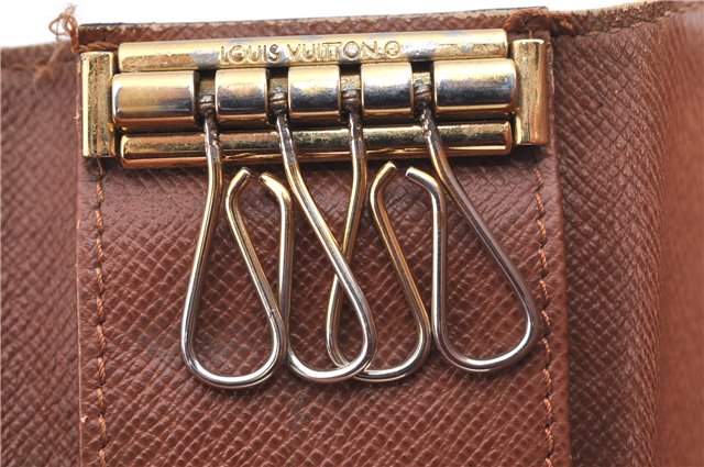 Authentic Louis Vuitton Monogram Multicles 4 Four Hooks Key Case M62631 LV A4524