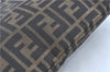 Authentic FENDI Zucca Shoulder Tote Bag Canvas Leather Brown B0236