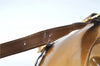 Authentic GUCCI Bamboo Backpack Enamel Leather Gold Junk B2049