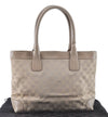 Authentic GUCCI Shoulder Tote Bag GG Canvas Leather 33890 Beige B6920