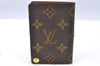 Auth Louis Vuitton Monogram Porte Cartes Credit Pression M60937 Card Case C5915