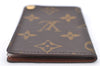 Auth Louis Vuitton Monogram Porte Cartes Credit Pression M60937 Card Case C5915