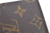 Auth Louis Vuitton Monogram Porte Cartes Credit Pression M60937 Card Case C5915