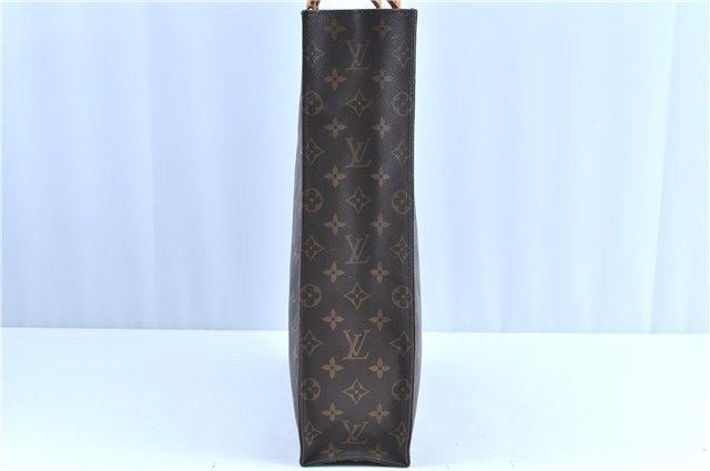 Authentic LOUIS VUITTON Monogram Sac Plat Hand Bag M51140 LV C8194