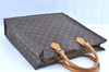 Authentic LOUIS VUITTON Monogram Sac Plat Hand Bag M51140 LV C8194