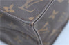 Authentic LOUIS VUITTON Monogram Sac Plat Hand Bag M51140 LV C8194