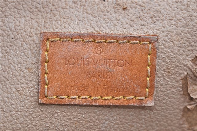 Authentic LOUIS VUITTON Monogram Sac Plat Hand Bag M51140 LV C8194