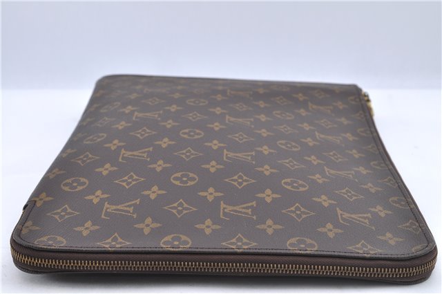 Authentic Louis Vuitton Monogram Poche Documents Document case M53400 LV E1394