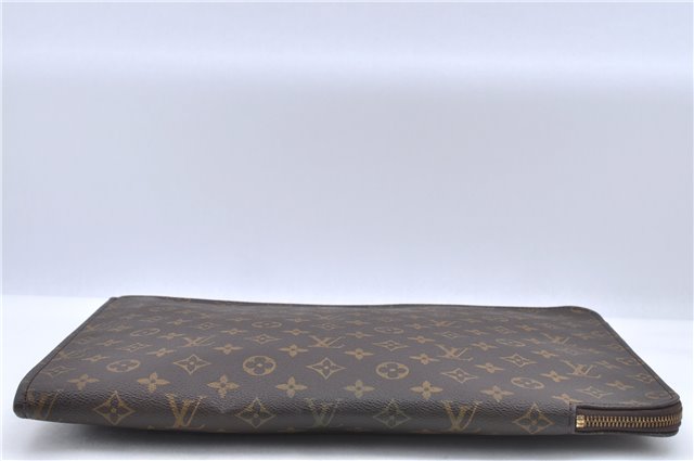 Authentic Louis Vuitton Monogram Poche Documents Document case M53400 LV E1394