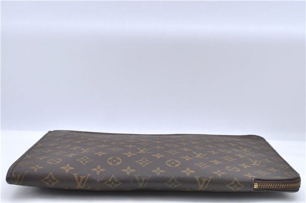 Authentic Louis Vuitton Monogram Poche Documents Document case M53400 LV E1394