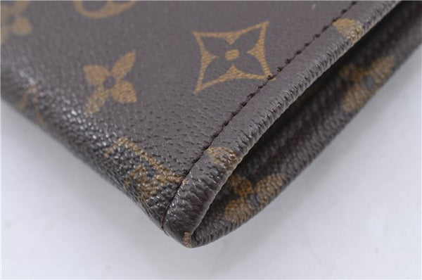 Authentic Louis Vuitton Monogram Poche Documents Document case M53400 LV E1394