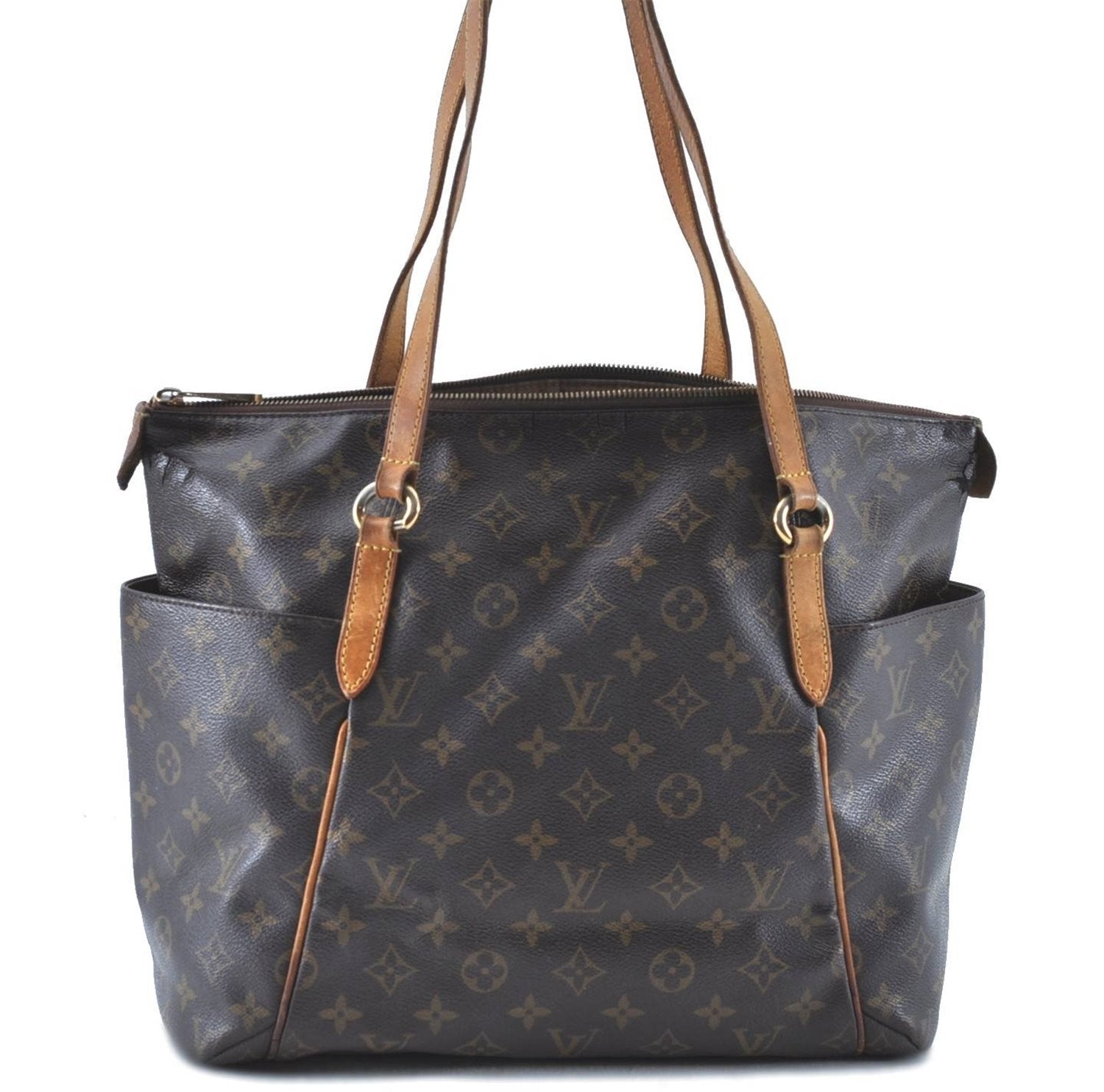 Auth Louis Vuitton Monogram Totally PM Shoulder Tote Bag M41016 Junk LV E4849